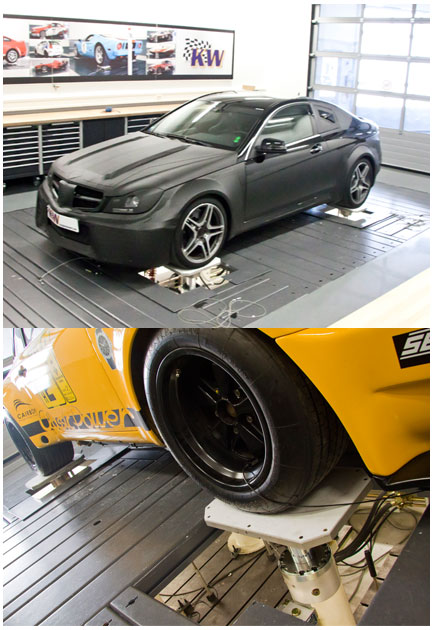 KW 7-Post Fahrdynamikprüfstand